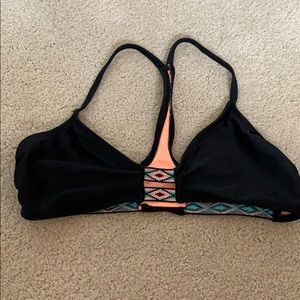 Black swim top
